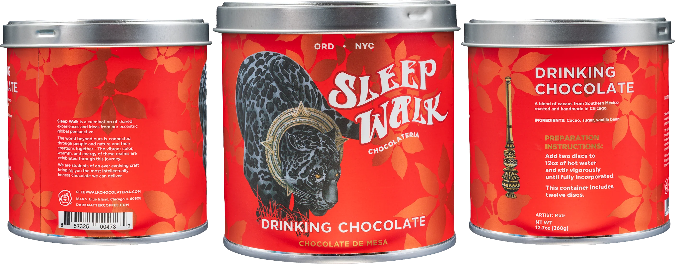 Sleep Walk Drinking Chocolate Tin